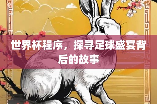 世界杯程序，探寻足球盛宴背后的故事