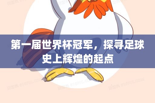 第一届世界杯冠军，探寻足球史上辉煌的起眉山市正发家政服务有限公司点