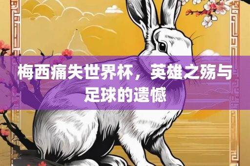 梅西痛失世眉山市正发家政服务有限公司界杯，英雄之殇与足球的遗憾