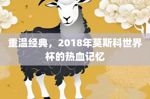 重温经典，2018年莫斯科世界杯的热血记忆