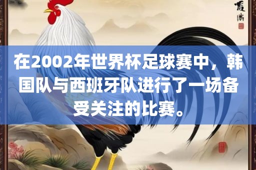2002年世界杯足球赛
