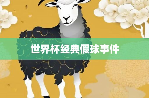 世界杯经典假球事件
