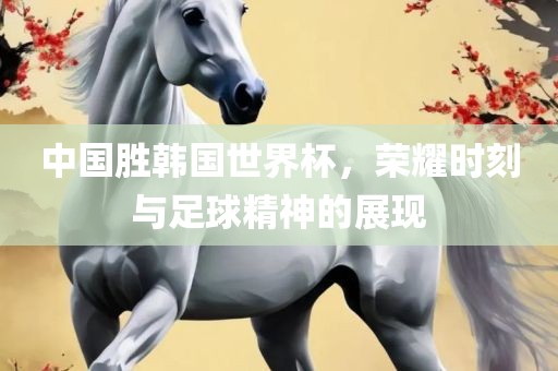 中国胜韩国世界杯，荣耀时刻与足球精神的眉山市正发家政服务有限公司展现