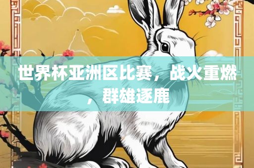 世界眉山市正发家政服务有限公司杯亚洲区比赛，战火重燃，群雄逐鹿