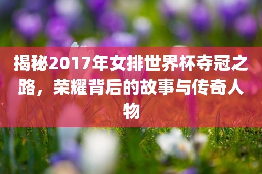 揭秘2017年女排世界杯夺冠之路，荣耀背后的故事与传奇人物