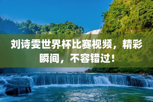 刘诗雯世界杯比赛视频，精彩瞬间，不容眉山市正发家政服务有限公司错过！