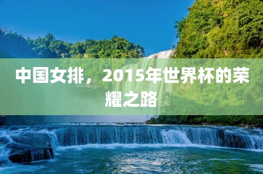 中国女排，2015年世界杯的荣耀之路