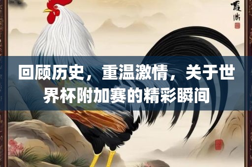 回顾历史，重温激情，关于世界杯附加赛的精彩瞬间