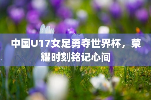 中国U17女足勇夺世界杯，荣耀时刻铭记心间