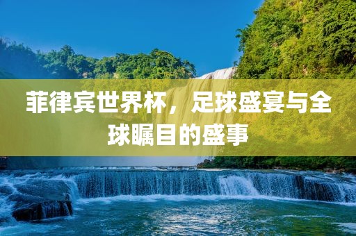 菲律宾世界杯，足球盛宴与全球瞩目的盛事