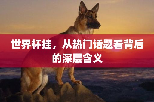 世界杯挂，从热门话题看背后的深层含义