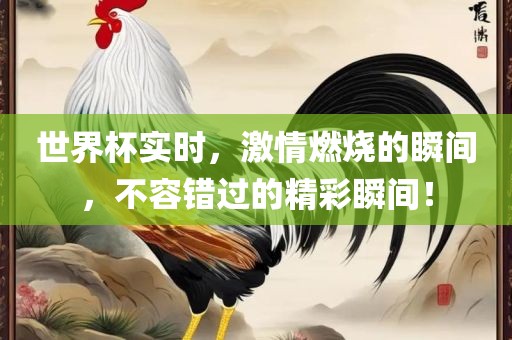 世界杯实时，激情燃烧的瞬间，不容错过的精彩瞬间！
