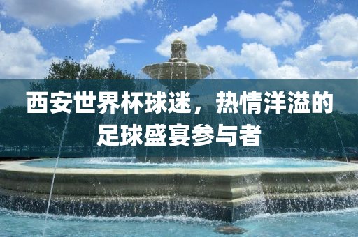 西安世界杯球迷，热情洋溢的足球盛宴参与者