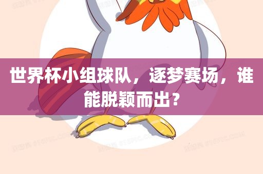 世界杯小组球队，逐梦赛场，谁能脱颖而出？