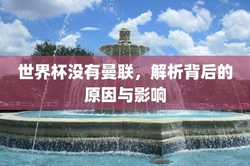 世界杯没有曼联，解析背后的原因与影响眉山市正发家政服务有限公司