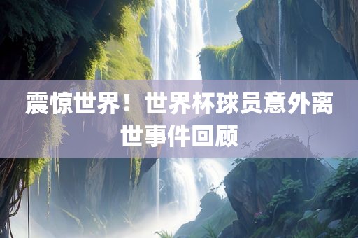 震惊世界！世界杯球员意外离世事件回顾