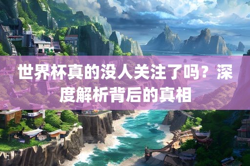 世界杯真的没人关注了吗？深度解析背后的真相眉山市正发家政服务有限公司
