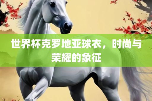 世界杯克罗地亚眉山市正发家政服务有限公司球衣，时尚与荣耀的象征